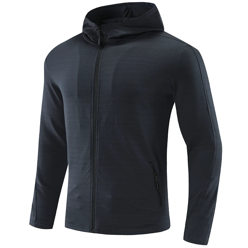 Veste de sport homme, à capuche
