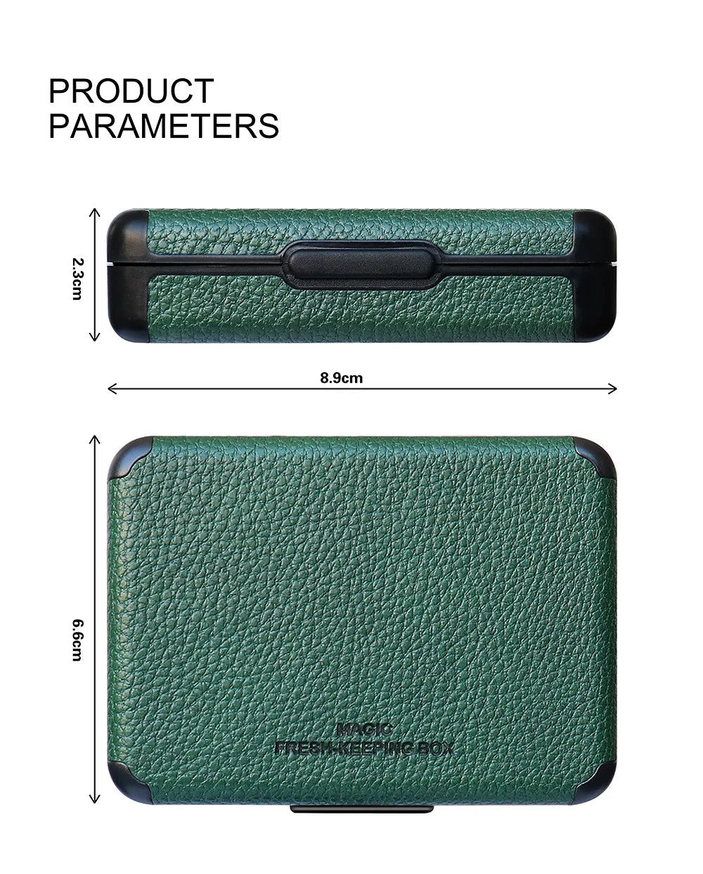 Étui en cuir litchi, boîte à cigarettes portable pour IQOS ILLUMA/ILLUMA ONE/ILLUMA PRIME, étui de protection pour accessoires de fumeur