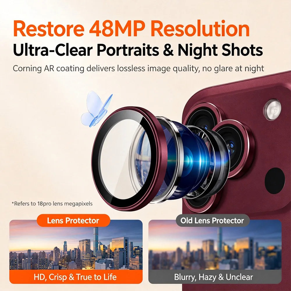 For iPhone 18 Pro Max Camera Lens Protector For iPhone Duo 18 Fold 18Pro Max HD Clear Tempered Glass Protective Film Cover
