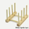 Organisateur de rangement de cuisine, égouttoir à vaisselle multifonctionnel en bois, accessoires de cuisine