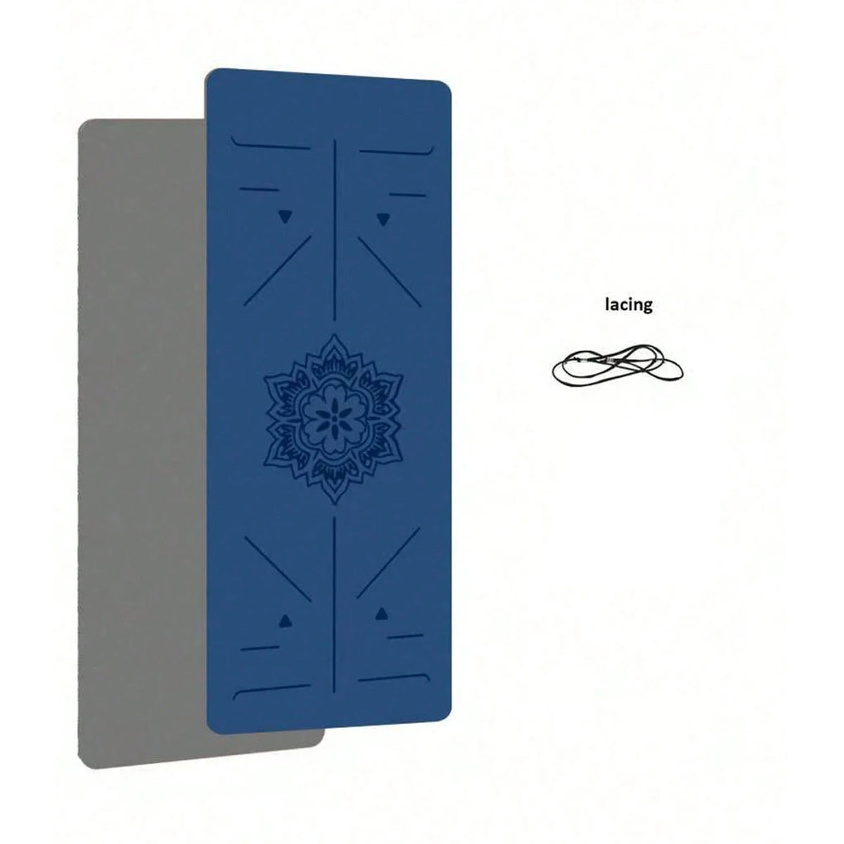 6 mm TPE Yoga Mat, 180 × 57 cm for Yoga and Pilates
