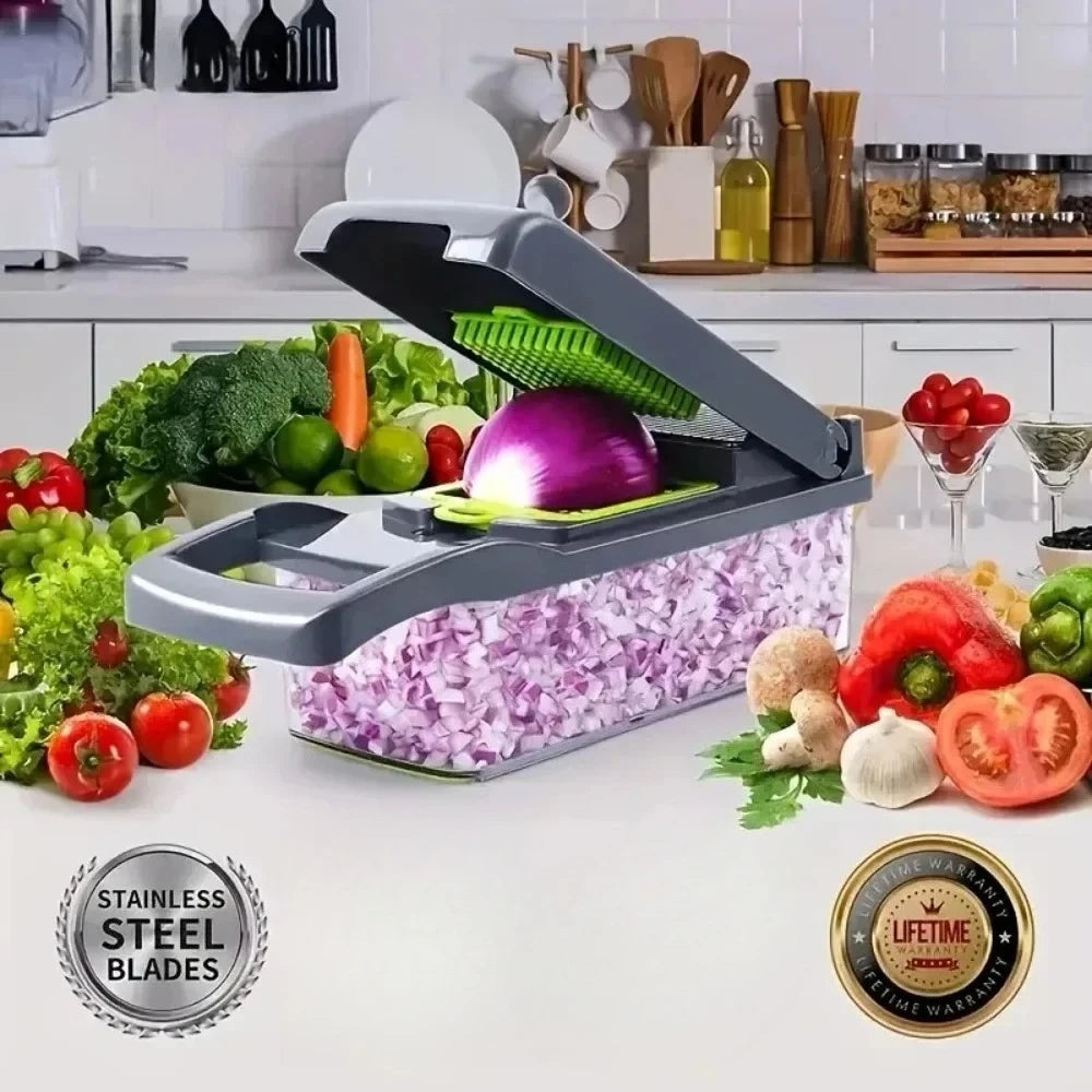 Tritaverdure manuale Galavilly con lame in acciaio inox