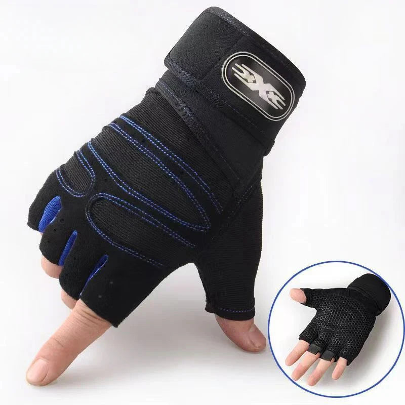 Half-Finger Cycling and Hiking Gloves for Men and Women