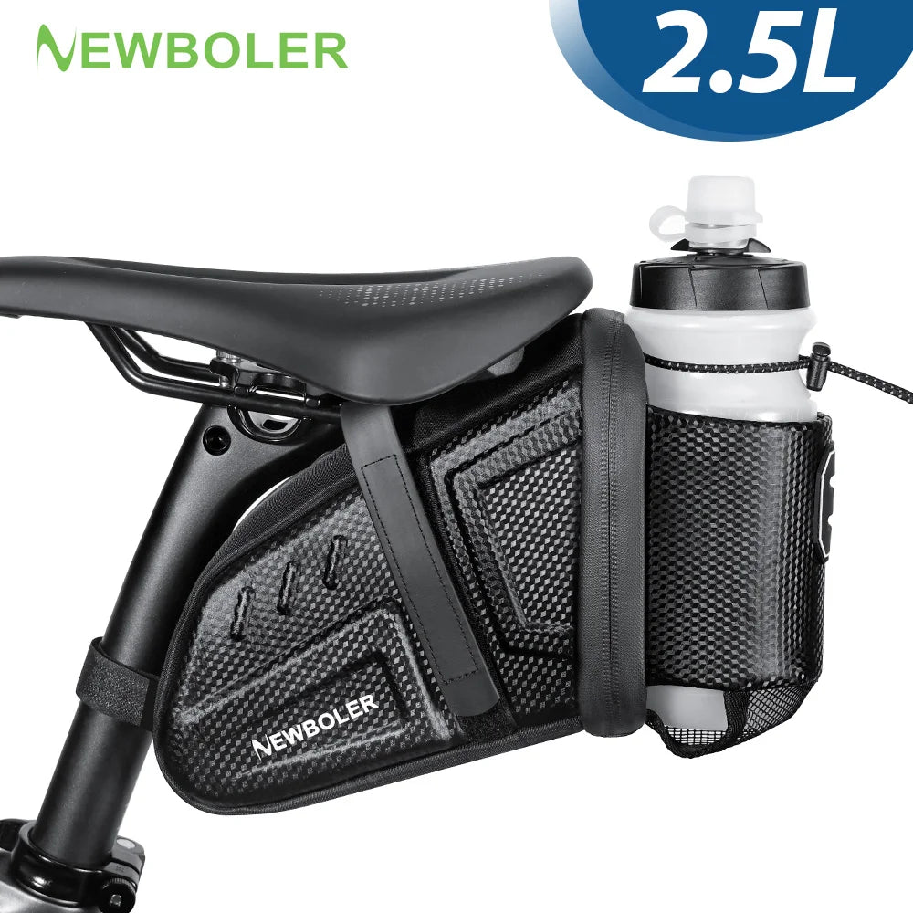 NUEVO Bolsa impermeable para sillín de bicicleta, alforja para bicicleta de montaña y de carretera, bolsa para botella de agua, bolsa portaherramientas, accesorios MTB