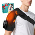 Coussin de massage électrique chauffant et vibrant pour les épaules, le coude et les grandes zones, avec compresse chaude, attelle articulaire et ceinture de soutien pour la relaxation musculaire