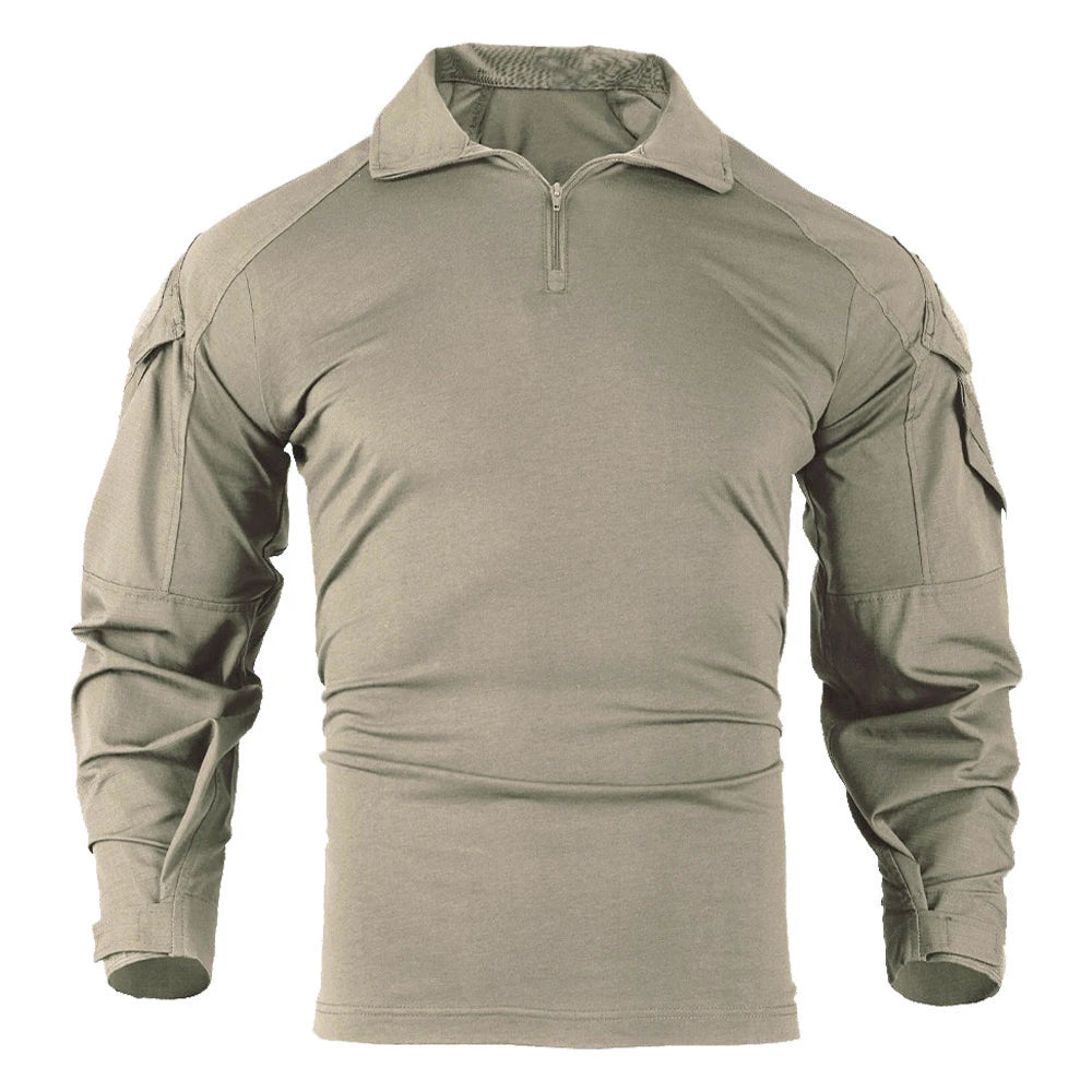 Completo mimetico uomo con maglia e pantaloni