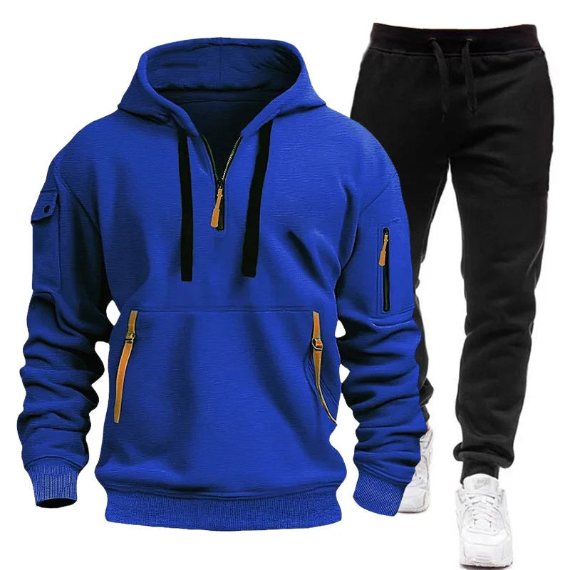 Completo uomo con felpa e pantaloni