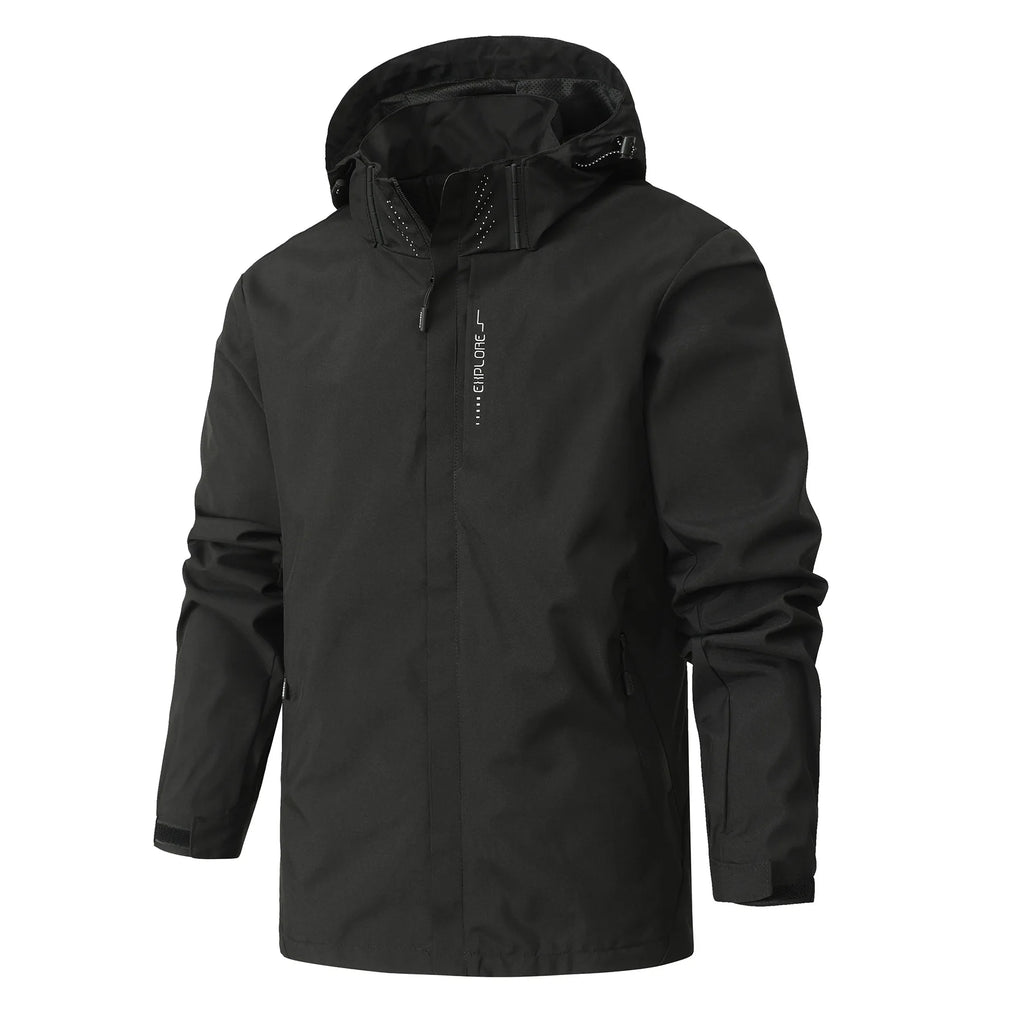 Spring Autumn Outdoor Punching Jacket Men Women Windbreaker Waterproof Hot Sale Jacket Coat Climbing Detachable Hat