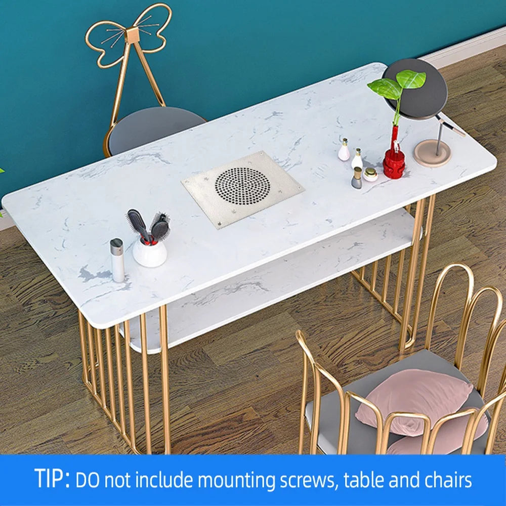 Built-in Table Desk Nail Dust Suction Vacuum Cleaner Nail Polish Dust Collector Manicure Machine Nail Gel Vacuum Remover Device
