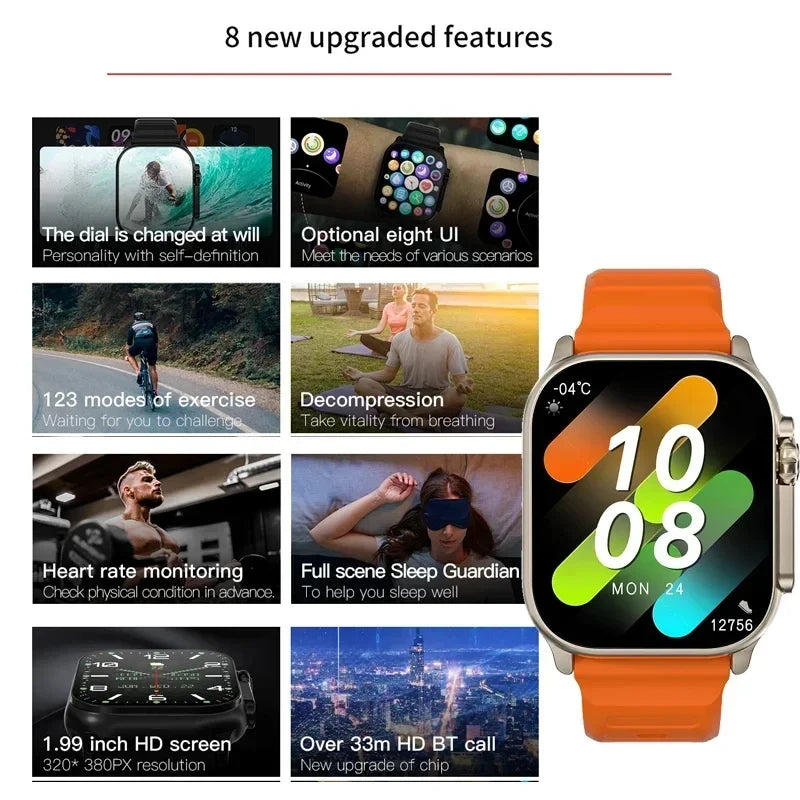 IYTSFT smartwatch con chiamate Bluetooth e app LAXASFIT