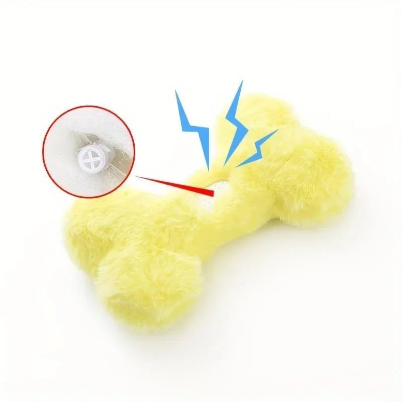 Juguetes para perros diseño de hueso Juguete de peluche para mascotas Juguete interactivo para perros Juguete para gatos Accesorios para mascotas  Juguetes para perros