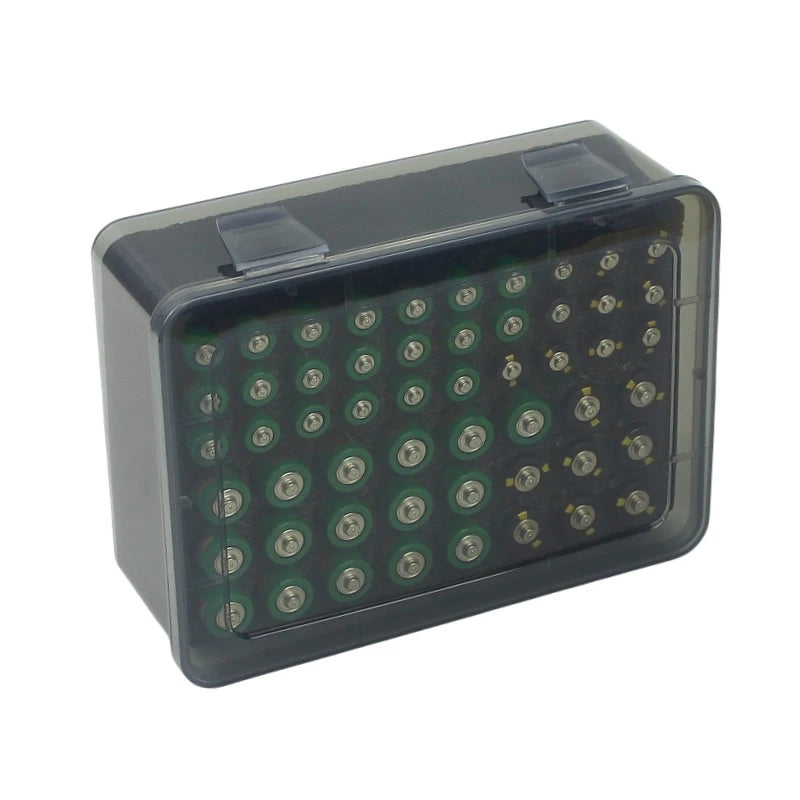 Batterie-Organizer-Halter fasst 54 AA/AAA-Batterien, Batteriekasten für Garage und Zuhause, Schubladen-Organizer und Spender