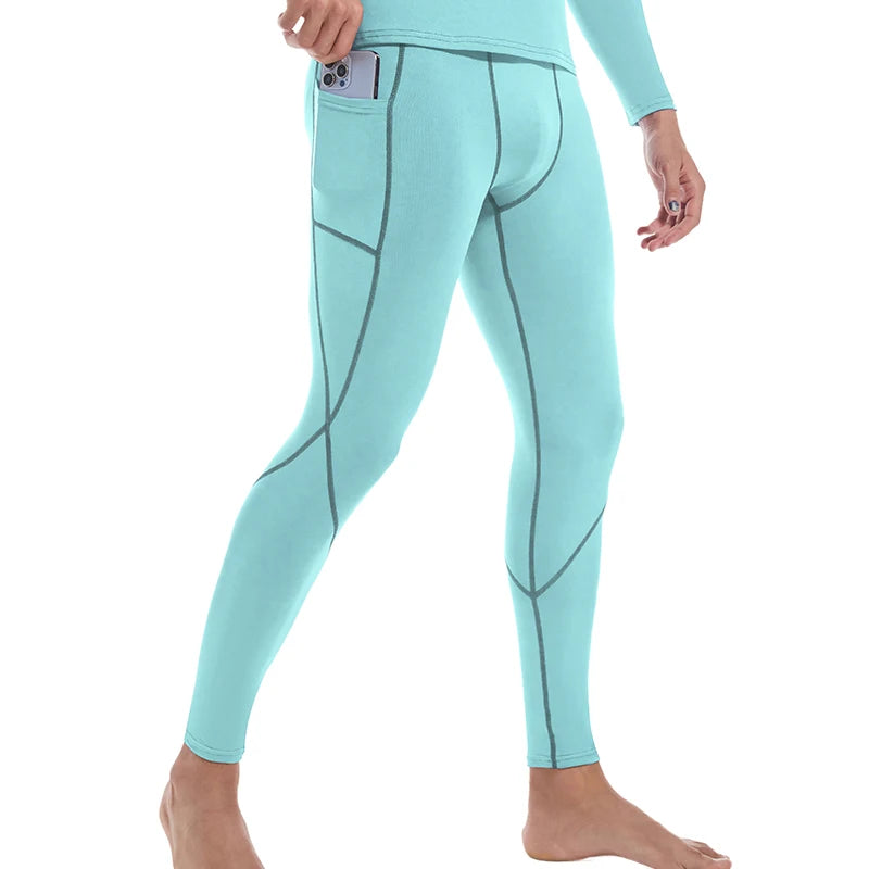 Men’s Running Leggings – Full-Length Sports Tights