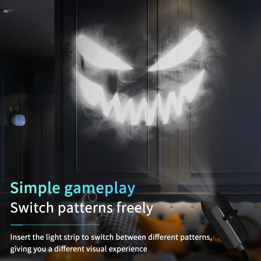 1-Pack USB Planet Projection Night Light, 360° Rotating, with Multi-Colour Slides for the Bedroom and Car, 5V USB Plug