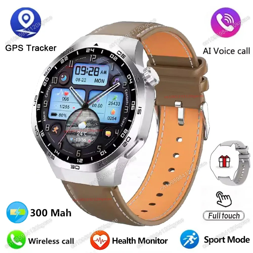 2026 New Men's Smart Watch 1.52 HD Display Health Tracking Bluetooth Call Voice Assistant Sports IP68 Waterproof Smartwatch Ht30