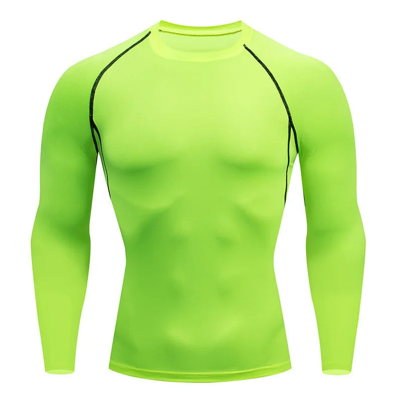 Completo sportivo uomo con maglia e leggings