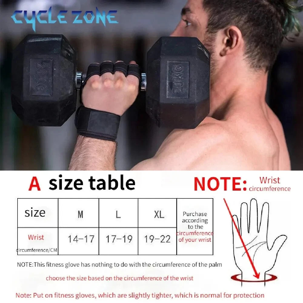 Half-Finger Weight Training and Cycling Gloves