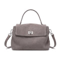 Women's Handbag Genuine Leather Luxury Designer Shoulder Bags Natural Suede Leather Crossbody Bag Commuting Messenger Bag Lady