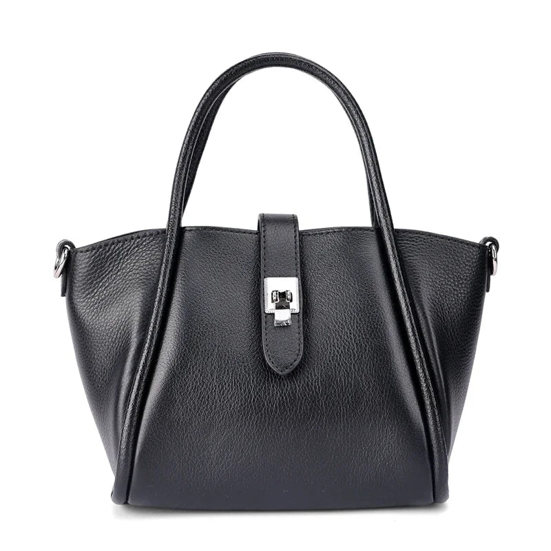 Women Elegant Crossbody Bag Genuine Leather Large Capacity Work Daily Use Luxury Designers Sling Bag Underarm Bag Top Handle