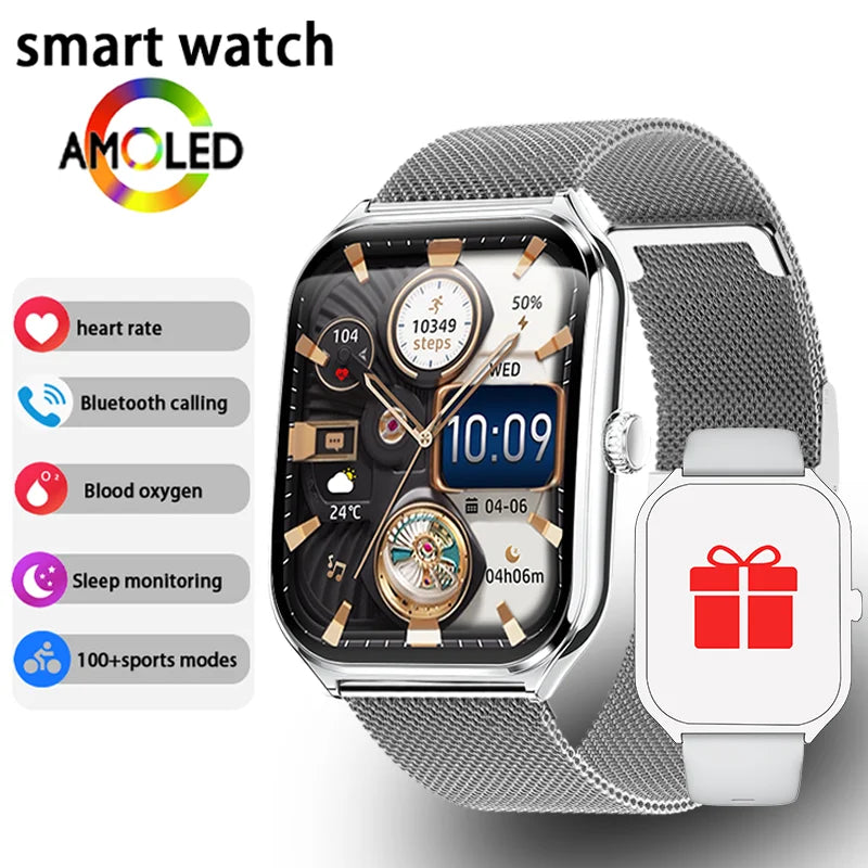 paazomu MT61 1.96″ AMOLED smartwatch with Bluetooth calls