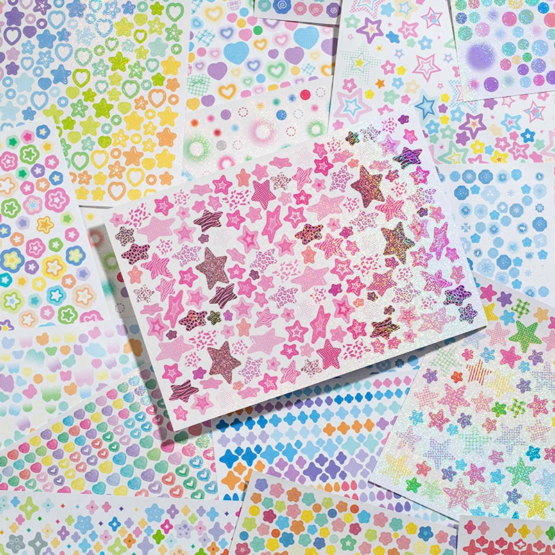Libro di adesivi decorativi per journaling e scrapbooking