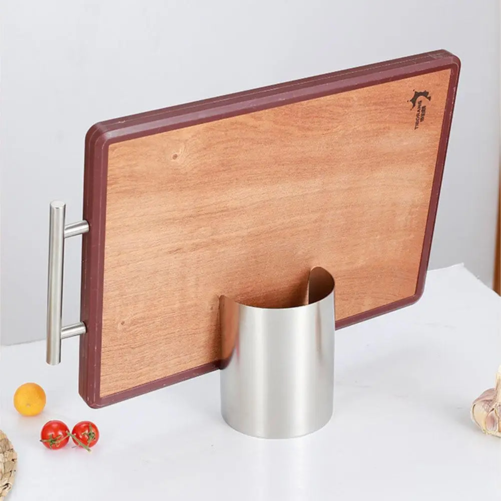 2in1 Stainless Steel Spoon Holder Rack Steel Lid and Utensil Holder, Multipurpose Kitchen Organizer for Spoons, Ladles, Cutting