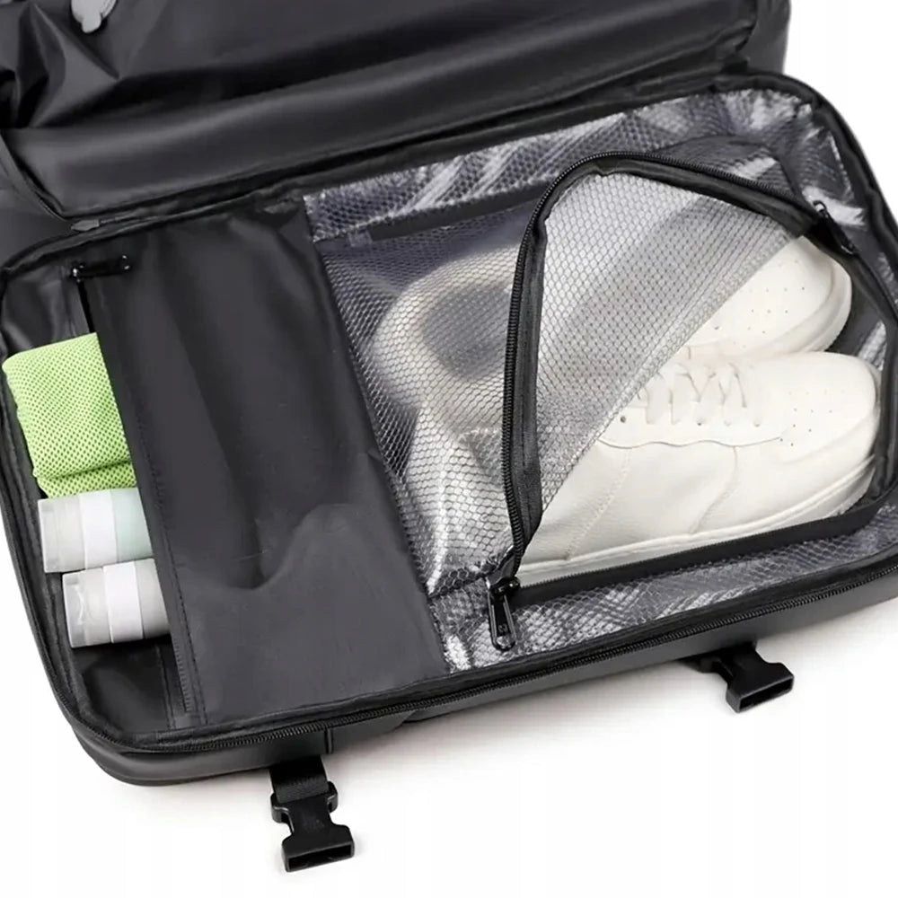 Zaino da viaggio espandibile con scomparto laptop, 20–35 L