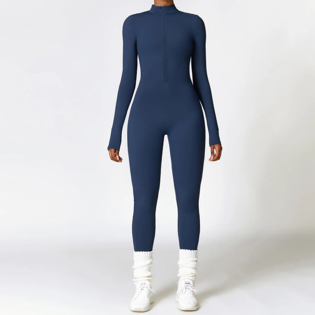 Tuta intera sportiva donna con zip