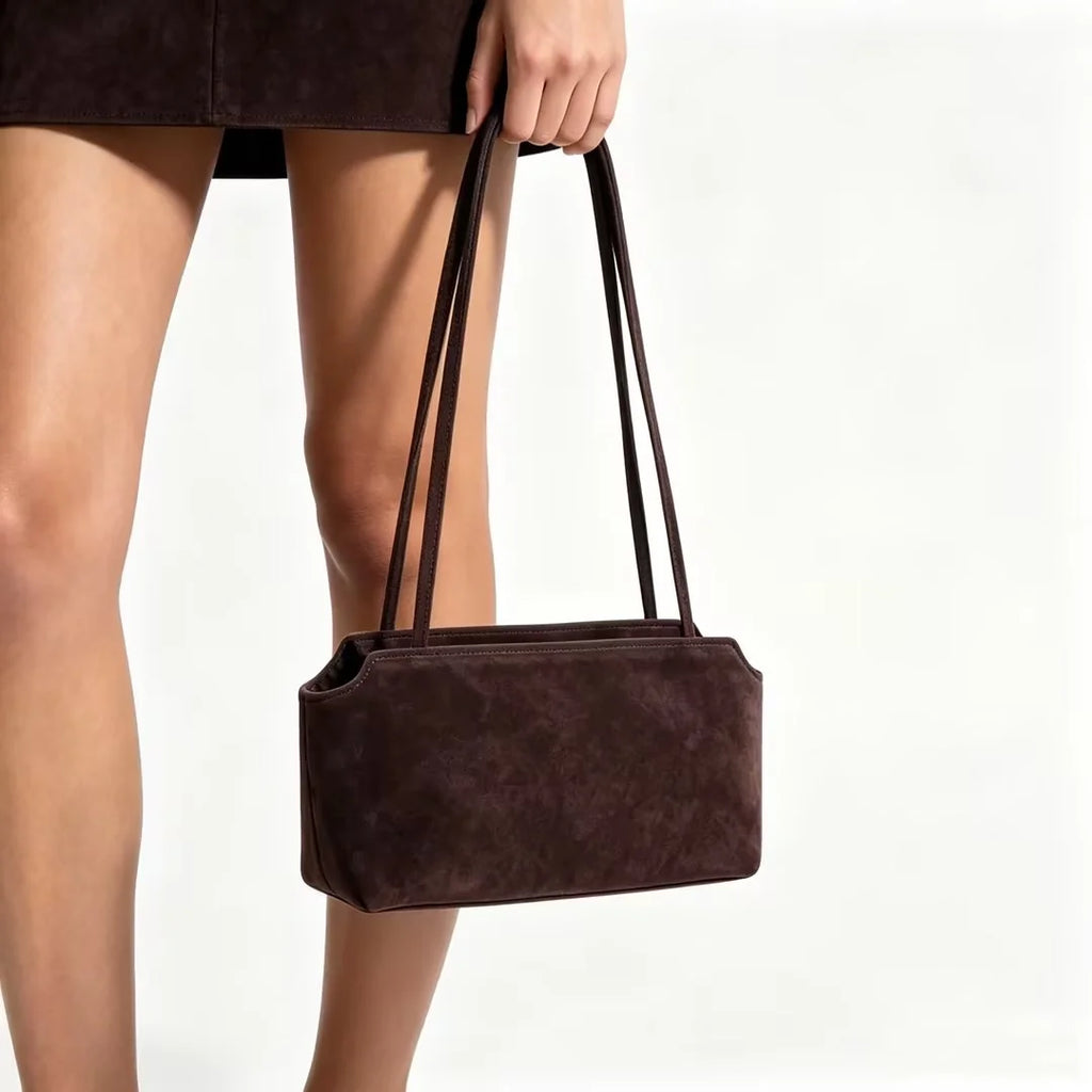 Genuine Leather Woman Handbag Luxury Designer Shoulder Bag Female Fashion Versatile Small Totes Soft Cowhide Underarm Women Bags