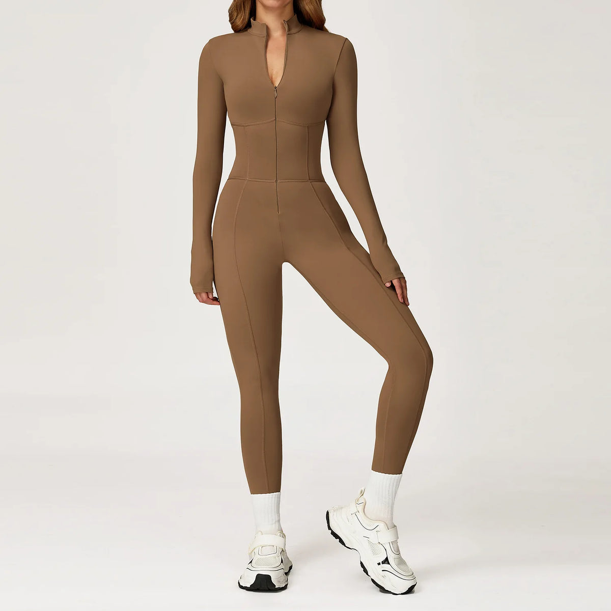 Sportoverall für Damen, langärmelig
