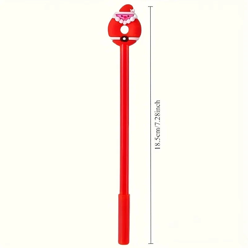 12 neutrale Stifte im Weihnachtsdesign, Schreibwaren für Büro und Lernplatz, schöne Geschenke für Schüler, verschiedene Stile, DIY-Festtagsdekorationen