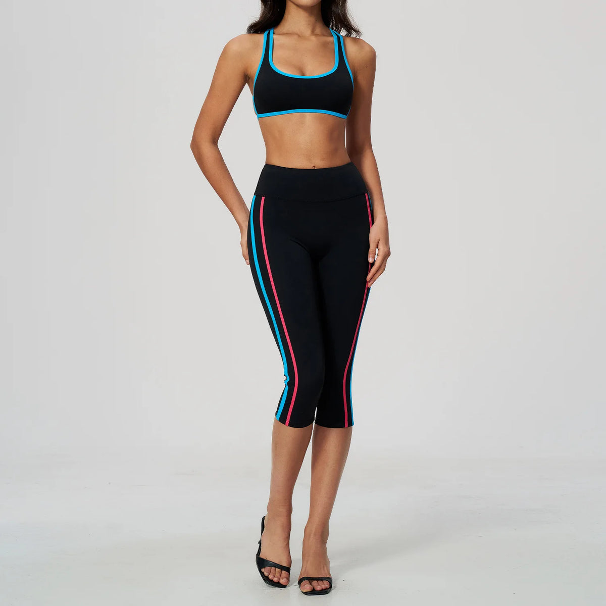 Ensemble yoga femme, 2 pièces, haut et legging