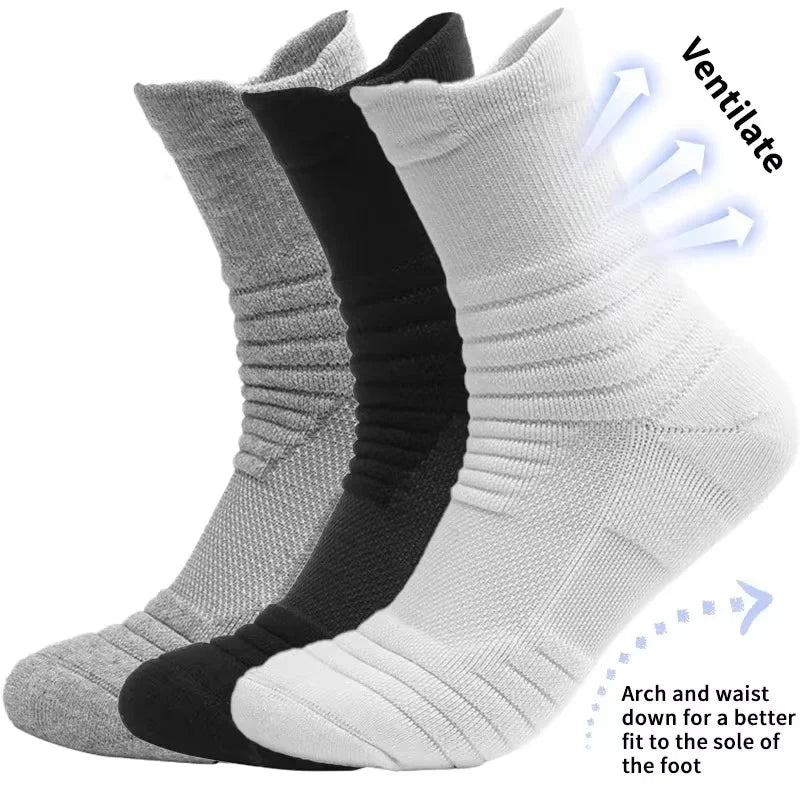 10 Paar atmungsaktive Sportsocken aus Baumwolle für Herren, Bambusfaser, für Herbst und Winter, schweißabsorbierend und geruchshemmend, Business-Socken