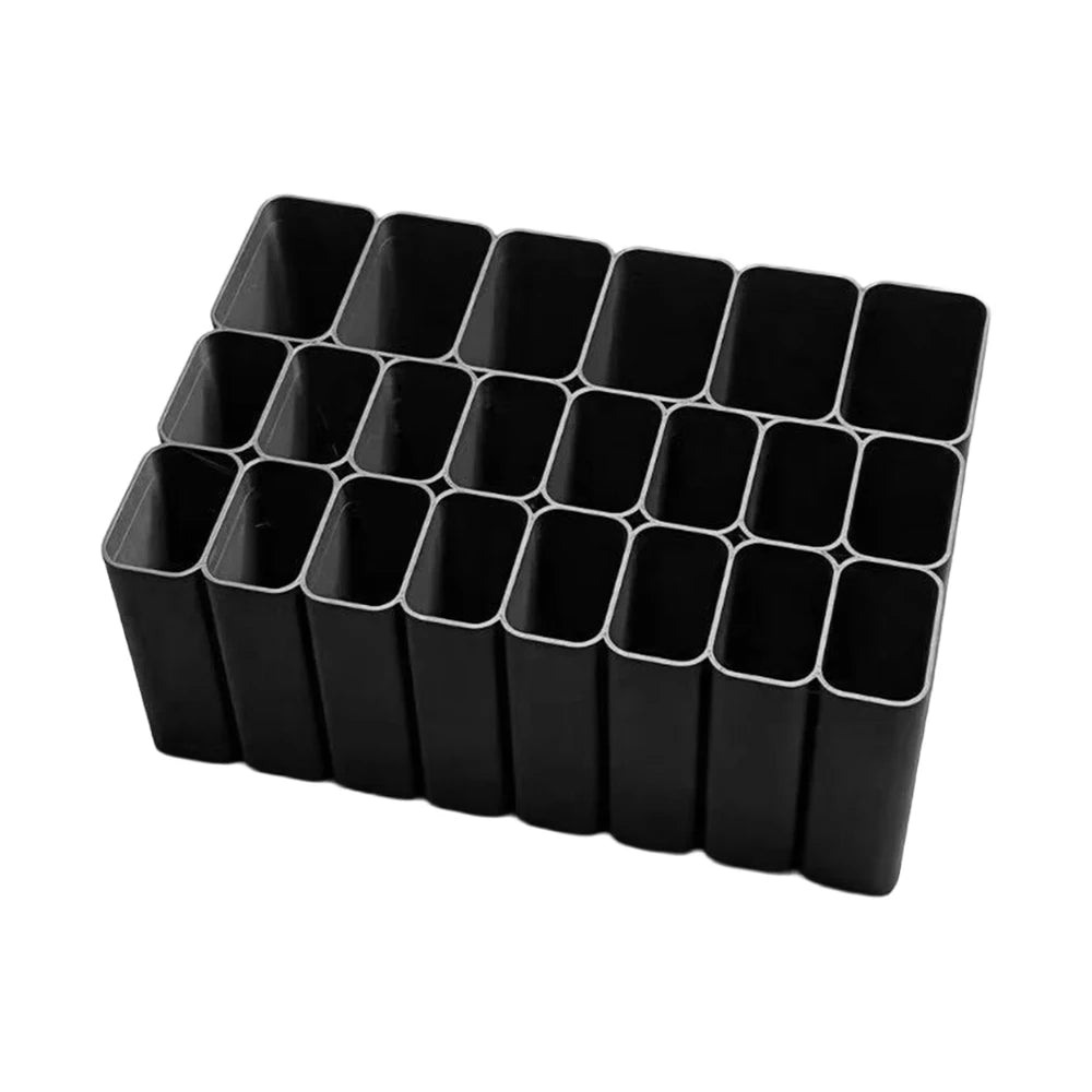 3D-Printed Cable Organizer Box, 11 or 22 Compartments