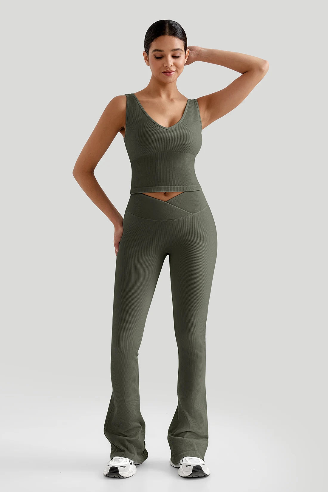Ensemble yoga femme, haut et legging