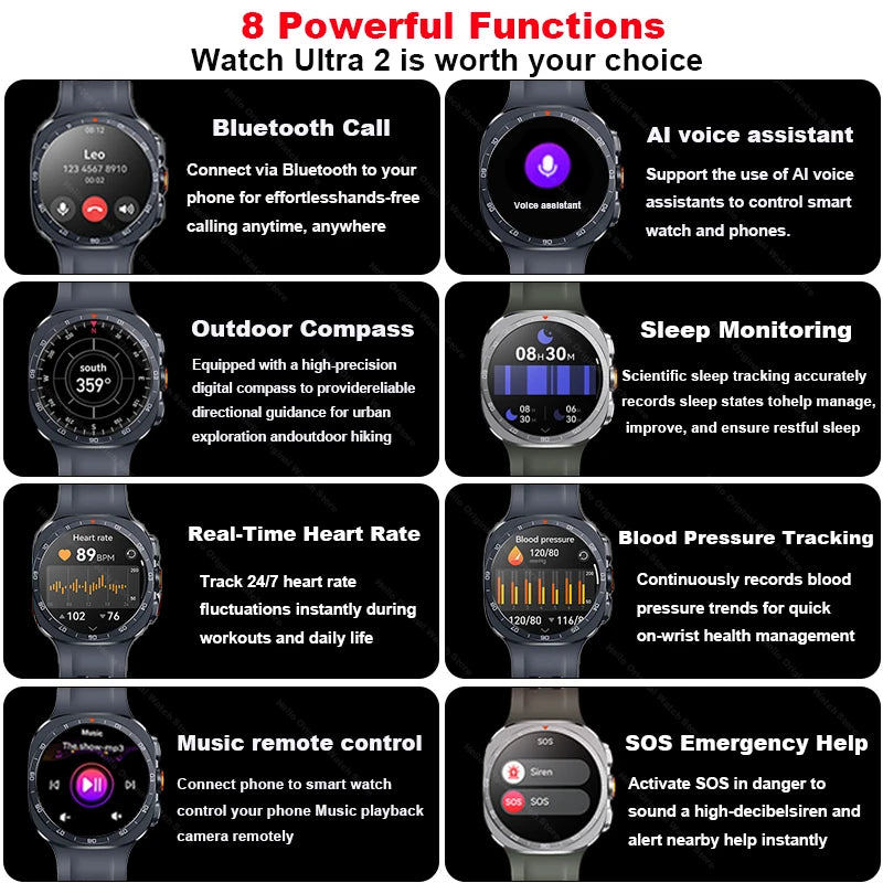 Smartwatch AMOLED da 1,52″ con chiamate Bluetooth