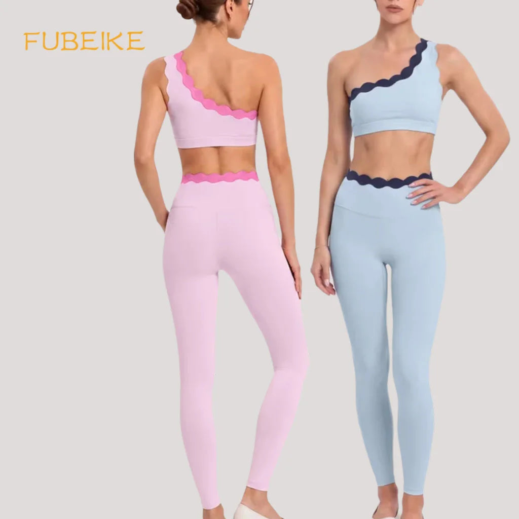 Ensemble yoga femme, 2 pièces, haut et legging