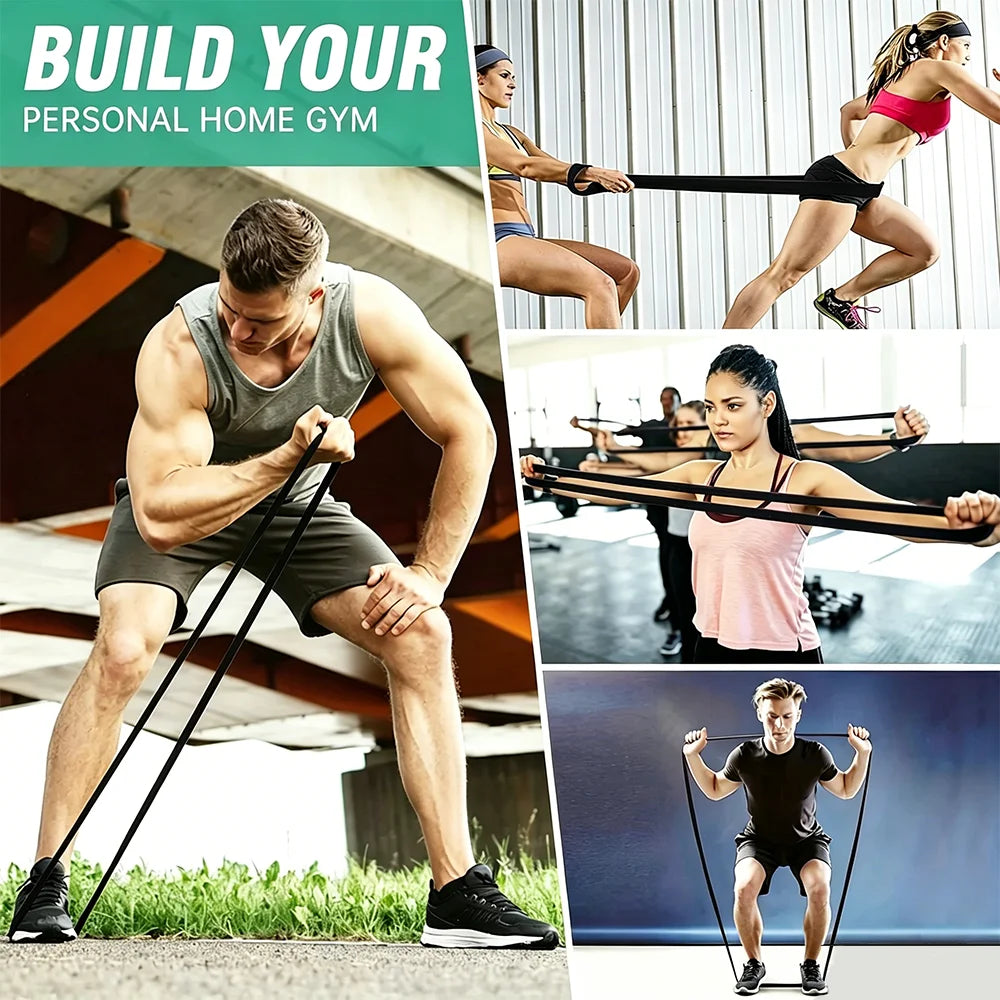 Resistance Band Set for Strength Training and Pull-Up Assistance