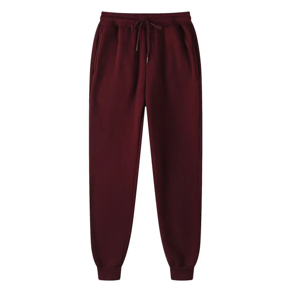 Pantaloni sportivi uomo in poliestere con coulisse