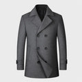 New Mens Fleece Warm Winter Coats Men Wool Blends Cashmere Trench Coats High Quality Solid Male Business Casual Wool Outewear