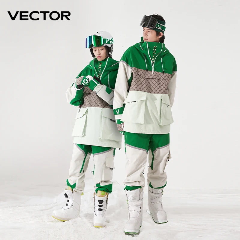 Giacca da sci donna VECTOR HXF70073 con cappuccio