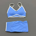 Ensemble yoga femme, 2 pièces, haut et short