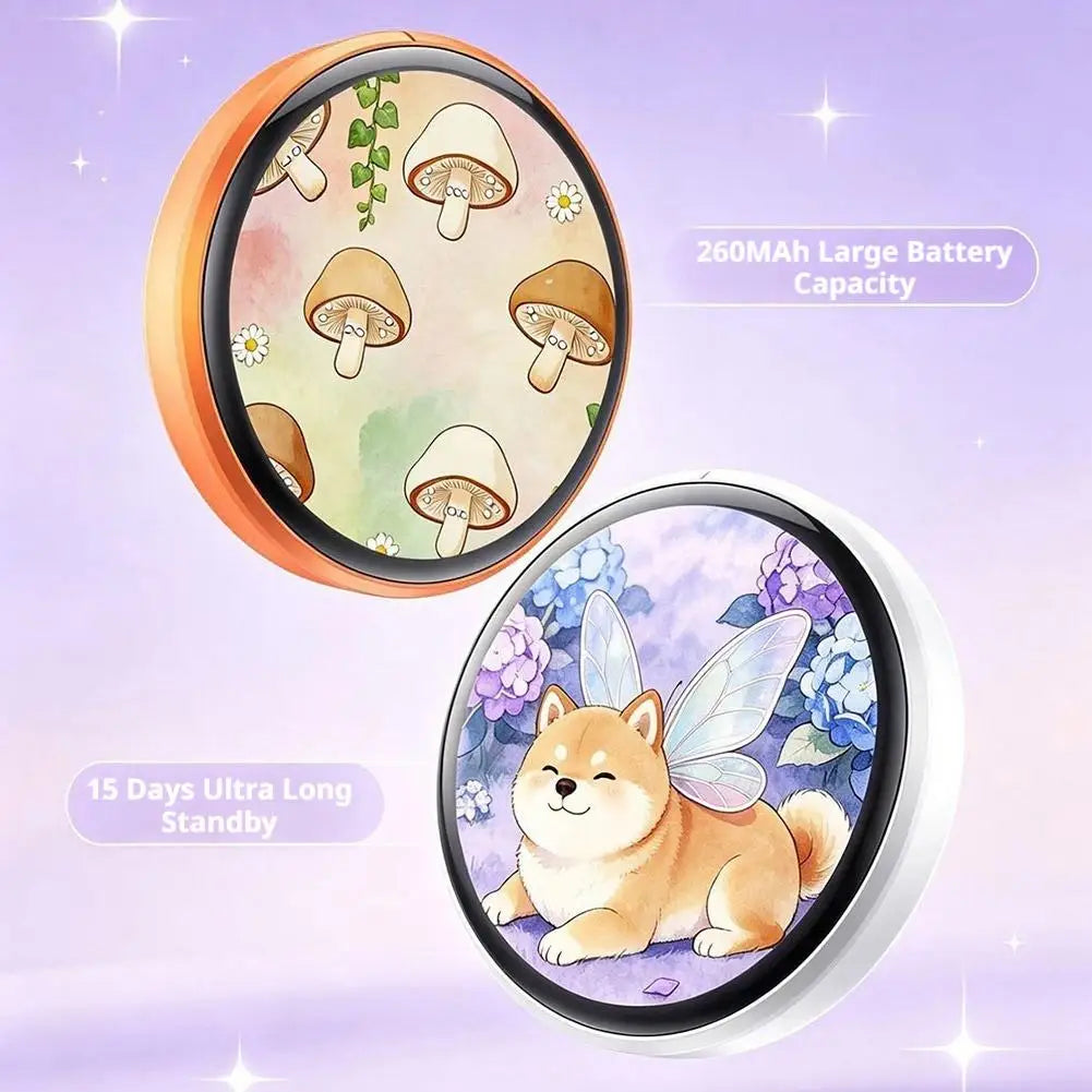Dynamic Electronic Badge Display Pin 1.5 In Touch Screen Anime E-Badge For Game Peripherals Excellent Fans Friends Birthday Gift