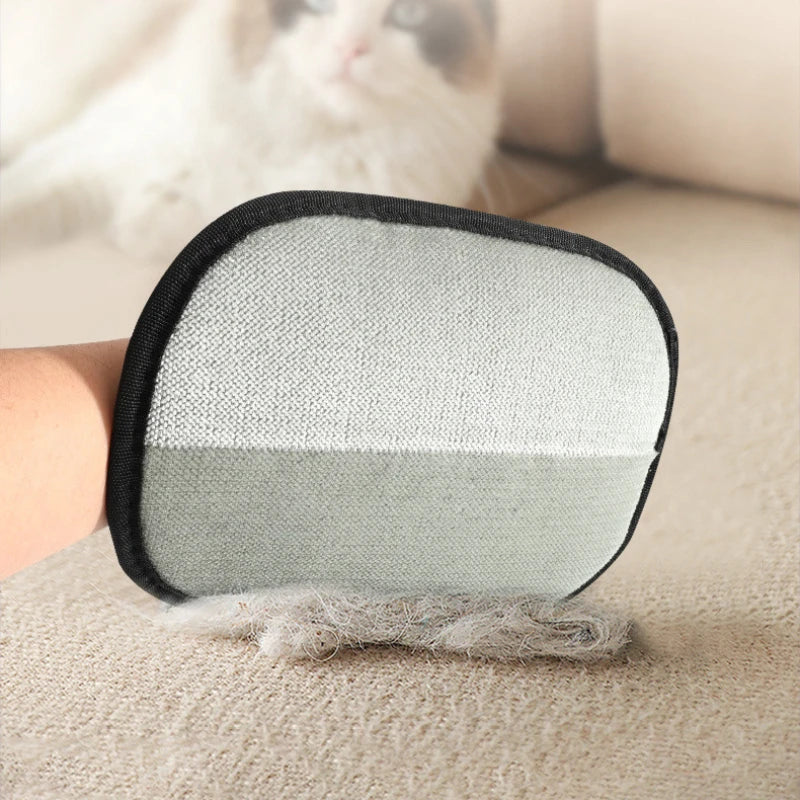 Guantes de aseo para mascotas, cepillo quitapelos para mascotas, guante de limpieza para gatitos, elimina el pelo de perros y gatos del sofá, la alfombra y la ropa, artículos para mascotas﻿ ﻿