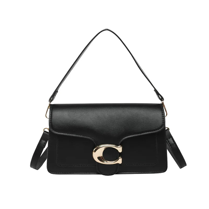 2026 New Niche Luxury Solid Color Tote Bag Vintage Minimalist Square Bag Fashion Versatile Crossbody Bag