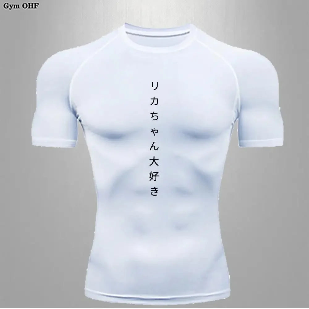 Maglia sportiva girocollo in poliestere