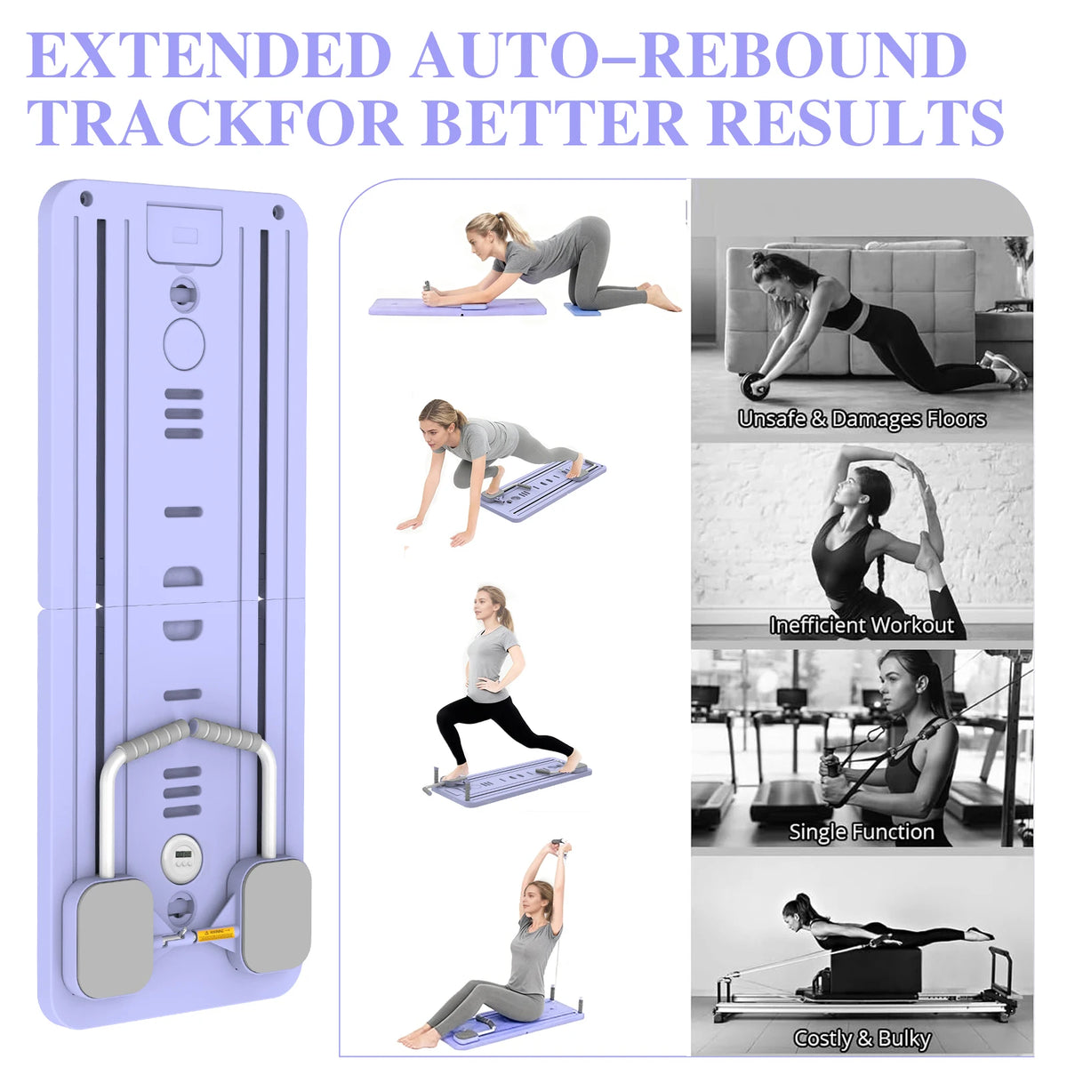 Foldable Abdominal Fitness Board for Home Workouts