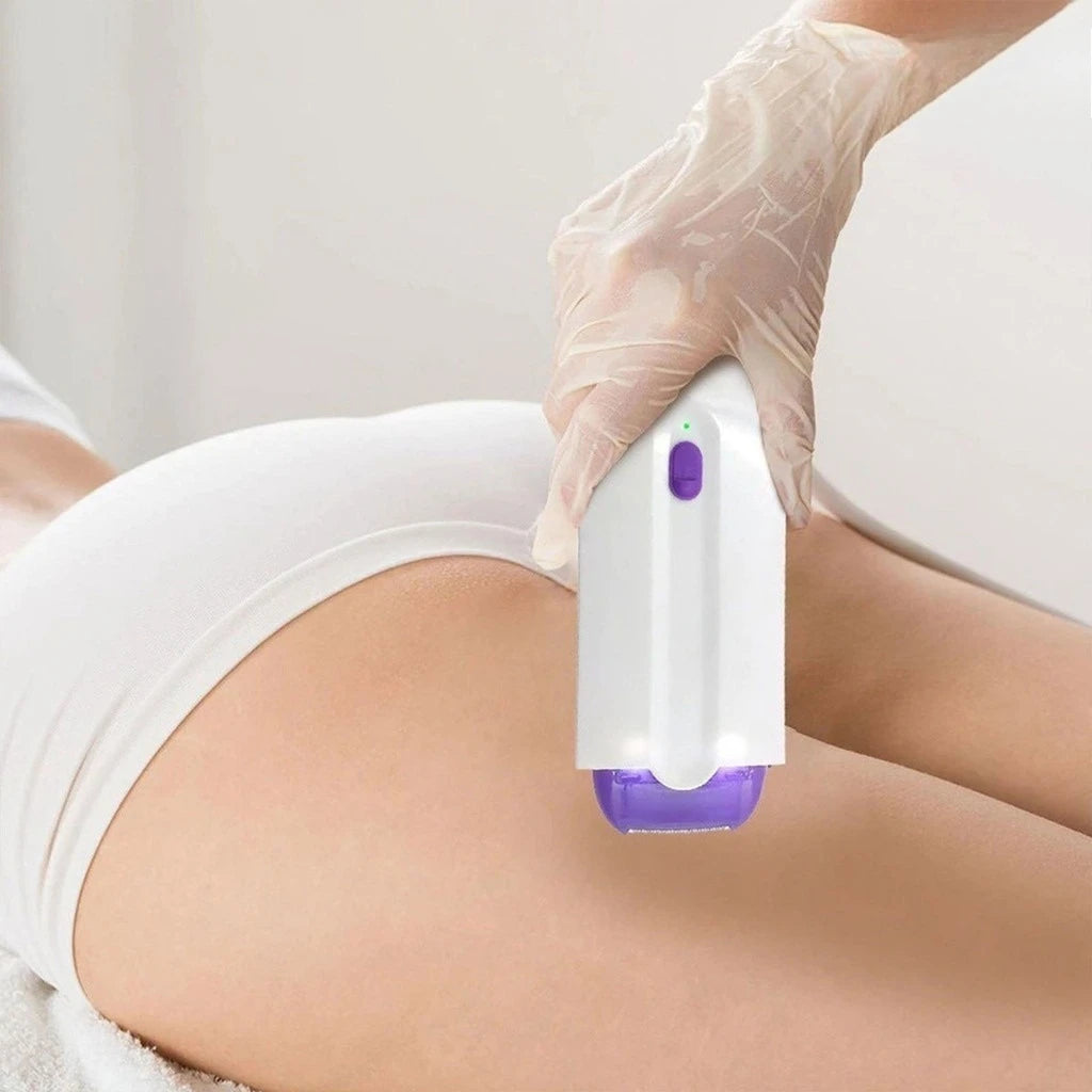 Depilador Elétrico Portátil Feminino Recarregável Aparador Pelos Corpo Axilas Pernas Pele Sensível Viagem
