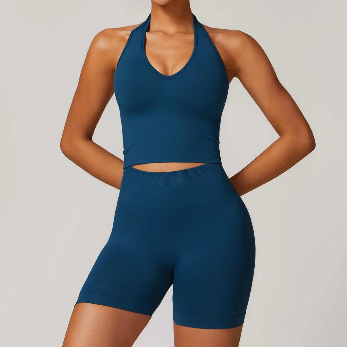 Conjunto de yoga de mujer, top y leggings