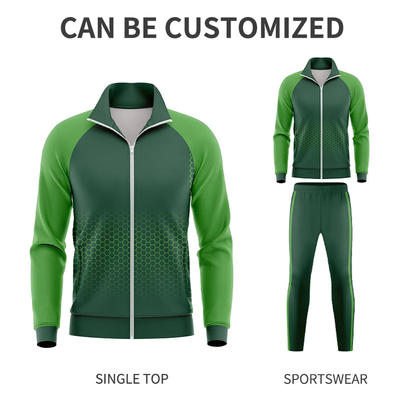 Completo sportivo uomo con zip X25819